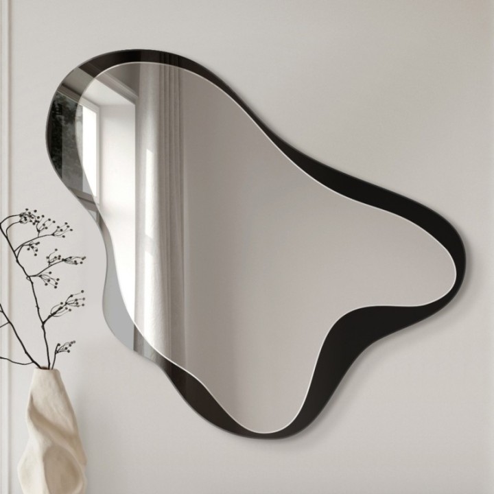 Lustro 97x90 cm GIERADESIGN OBSES czarne OBS/B/B