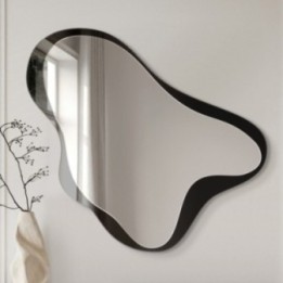 Lustro 108x100 cm GIERADESIGN OBSES czarne OBS/B/C