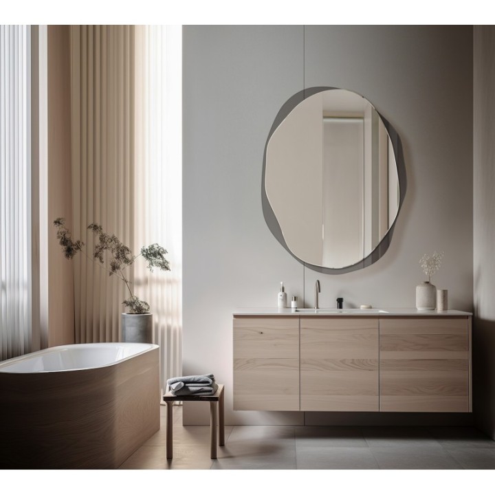 Lustro 76x100 cm GIERADESIGN OSMO grafitowe OSM/GR/C