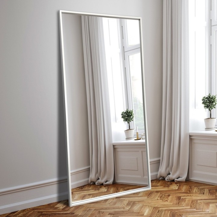 Lustro 50x200 cm GIERADESIGN VERTE białe VER/W/50x200