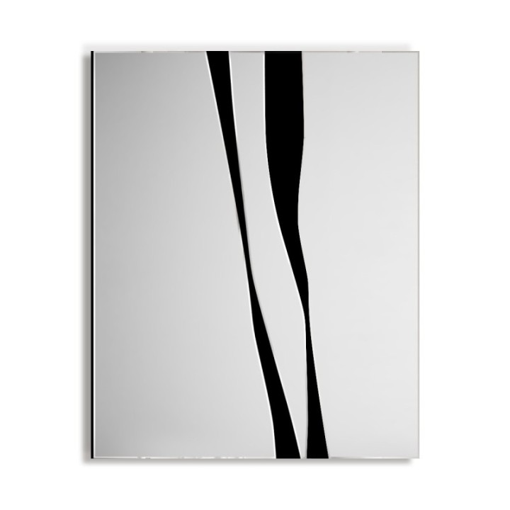 Lustro 80x100 cm GIERADESIGN SMUGA czarne SMU/B/B