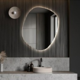 Lustro podświetlane 70x83 cm GIERADESIGN ROCO 4000 K z włącznikiem ROC/LED/C/4000k