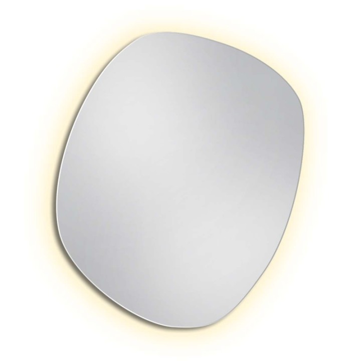 Lustro podświetlane 80x95 cm GIERADESIGN ROCO 4000 K z włącznikiem ROC/LED/E/4000k
