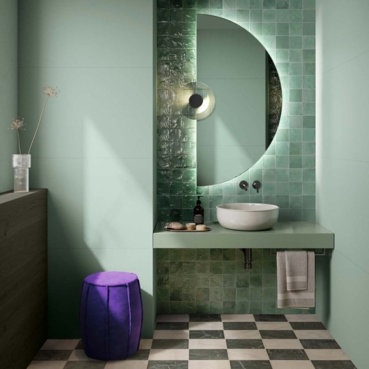 Lustro półokrągłe LED 1/2 fi 140 cm GIERADESIGN PICO z włącznikiem 3000 K PIC/P/LED/140/3000K