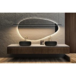 Lustro podświetlane 53x100 cm GIERADESIGN PLAMA NO.1 3000 K z włącznikiem PLA/1/LED/A/3000K