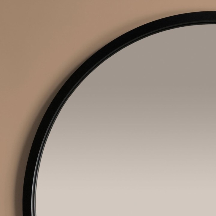 LUSTRO SCANDI – OKRĄGŁE W CZARNEJ RAMIE 60cm GieraDesign SCD/B/60