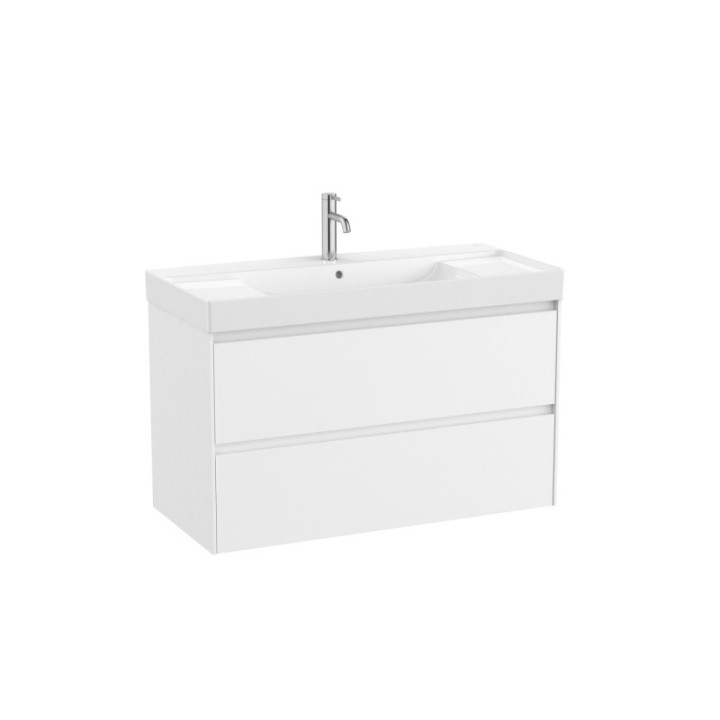 Zestaw łazienkowy UNIK z 2 szufladami 100x46x64,5 cm ROCA ONA biały mat A851693509