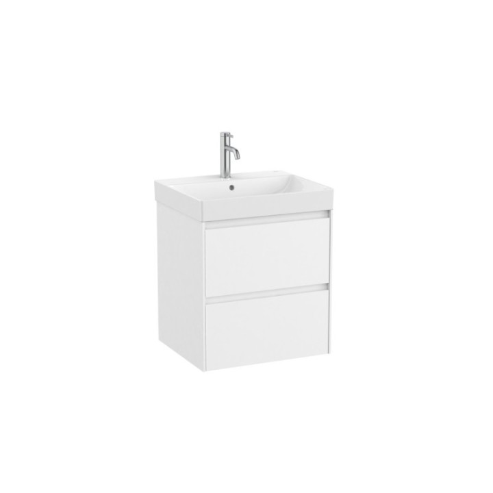 Zestaw łazienkowy UNIK z 2 szufladami 55x46x64,5 cm ROCA ONA biały mat A851687509