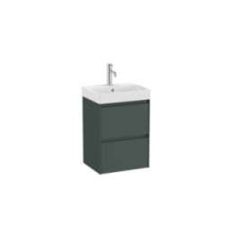 Zestaw łazienkowy UNIK Compacto z 2 szufladami 45x36x64,5 cm ROCA ONA ciemny zielony mat A851681513
