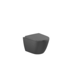Miska WC podwieszana Compacto Rimless ROCA ONA czarny mat A346688080