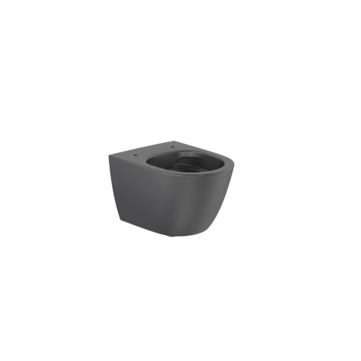 Miska WC podwieszana Compacto Rimless ROCA ONA czarny mat A346688080