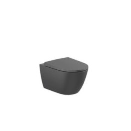 Miska WC podwieszana Rimless ROCA ONA czarny mat A346687080