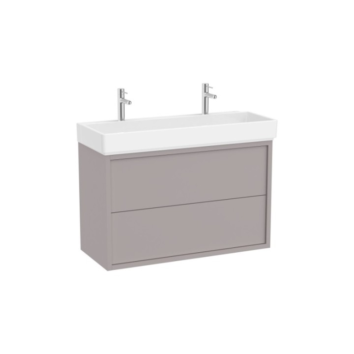 Zestaw szafka z umywalką UNIK 100x43x60 cm ROCA TURA szlachetny szary A852036559