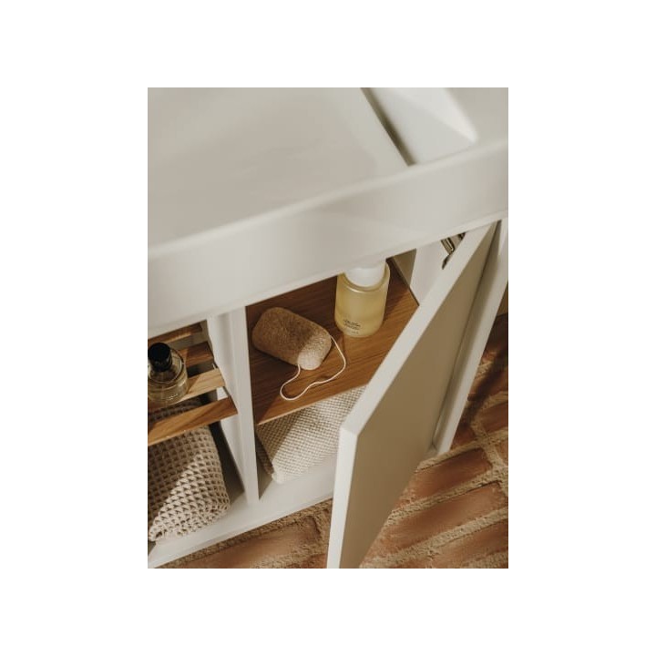 Zestaw szafka z umywalką UNIK Compacto 55x27,5x60 cm ROCA TURA biały mat A852022558