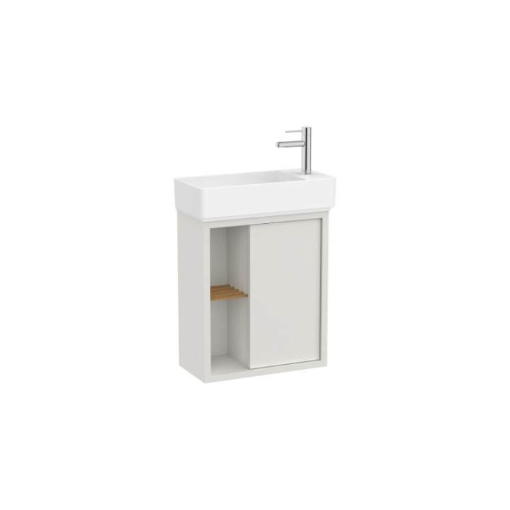 Zestaw szafka z umywalką UNIK Compacto 55x27,5x60 cm ROCA TURA biały mat A852022558