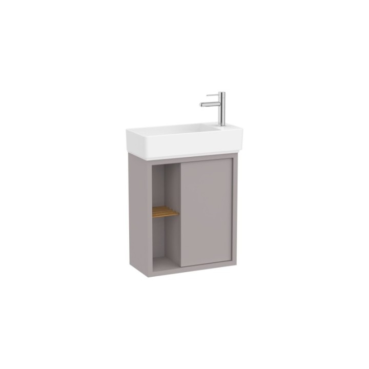Zestaw szafka z umywalką UNIK Compacto 55x27,5x60 cm ROCA TURA szlachetny szary A852022559