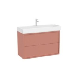 Zestaw szafka z umywalką UNIK z 2 szufladami 100x43x60 cm ROCA TURA terakota A852035560