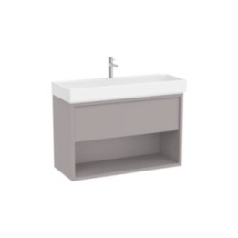 Zestaw szafka z umywalką UNIK z 1 szufladą 100x43x60 cm ROCA TURA szlachetny szary A852037559