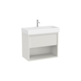 Zestaw szafka z umywalką UNIK z 1 szufladą 80x43x60 cm ROCA TURA biały mat A852030558