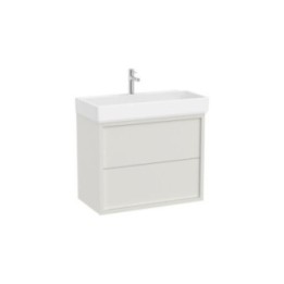Zestaw szafka z umywalką UNIK z 2 szufladami 80x43x60 cm ROCA TURA biały mat A852033558