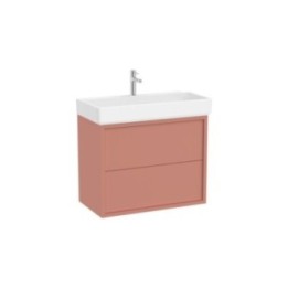 Zestaw szafka z umywalką UNIK z 2 szufladami 80x43x60 cm ROCA TURA terakota A852033560