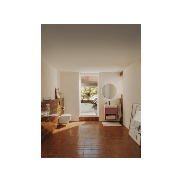 Zestaw szafka z umywalką UNIK z 1 szufladą 60x43x60 cm ROCA TURA terakota A852025560