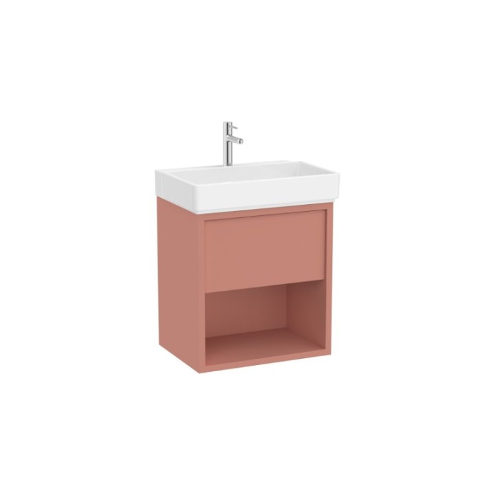 Zestaw szafka z umywalką UNIK z 1 szufladą 60x43x60 cm ROCA TURA terakota A852025560