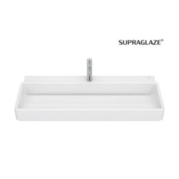 Umywalka ścienna 100x43x15,5 cm ROCA TURA z otw. supraglaze A327698S00