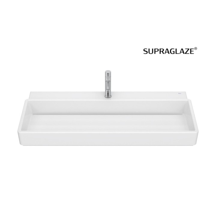 Umywalka ścienna 100x43x15,5 cm ROCA TURA z otw. supraglaze A327698S00
