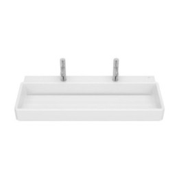 Umywalka ścienna 100x43x15,5 cm ROCA TURA z 2 otw. biała A327699000