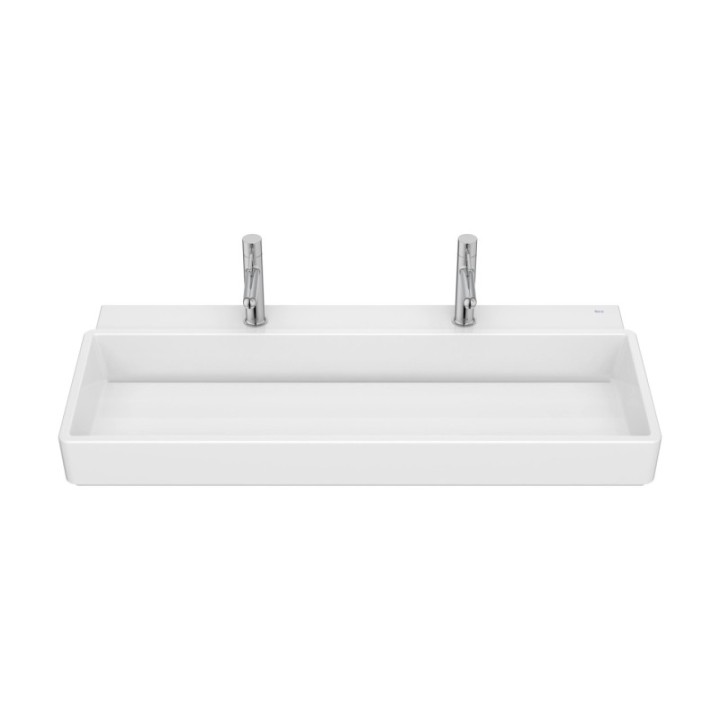 Umywalka ścienna 100x43x15,5 cm ROCA TURA z 2 otw. biała A327699000