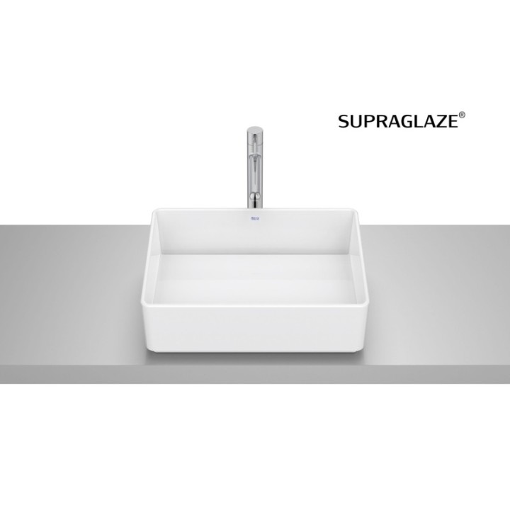 Umywalka nablatowa 45x35x13,5 cm ROCA TURA bez otw. supraglaze A327691S00