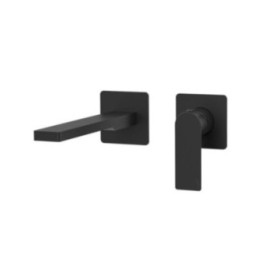 Bateria umywalkowa podtynkowa 150 mm PAFFONI TANGO czarny mat TA104NO70