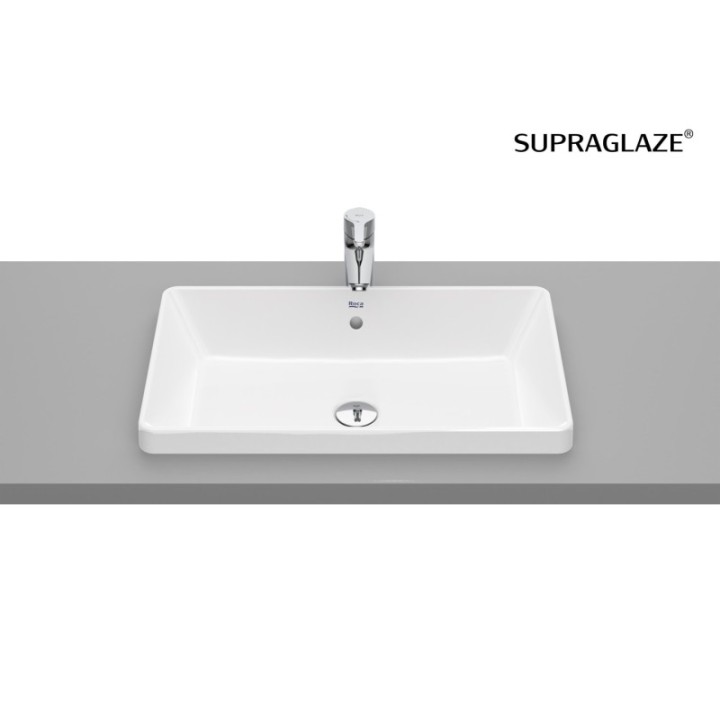 Umywalka blatowa 60x37 cm ROCA GAP bez otw. supraglaze A3270Y8S00