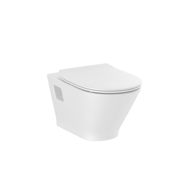 Miska WC podwieszana Rimless 54 cm ROCA GAP ROUND biała A3460N7000