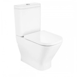 Miska WC do kompaktu Rimless 60 cm ROCA GAP SQUARE supraglaze A34273AS00
