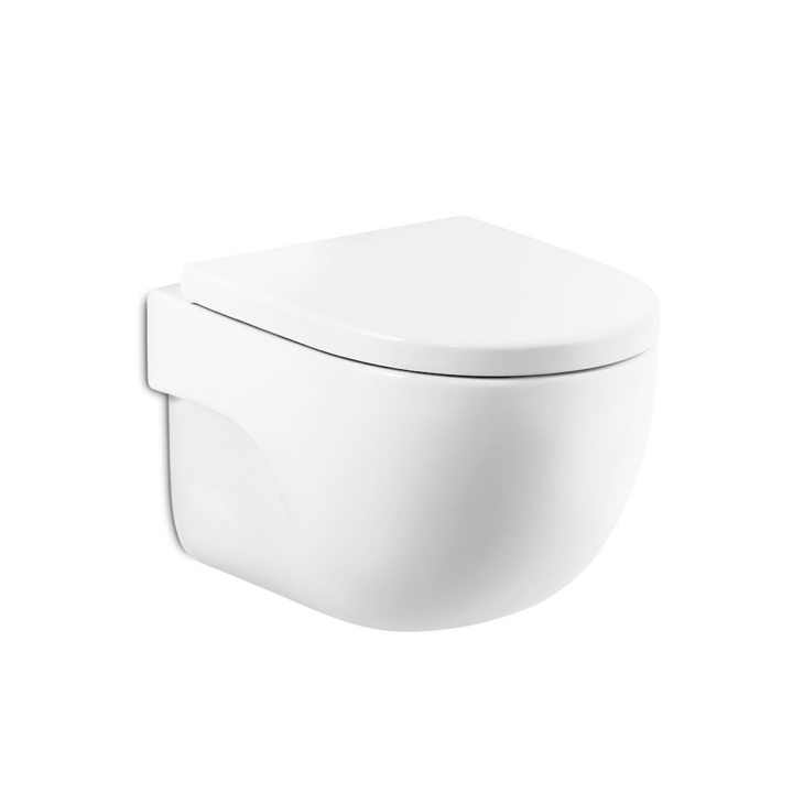 Miska WC podwieszana Rimless ROCA MERIDIAN COMPACTO supraglaze A346244S00