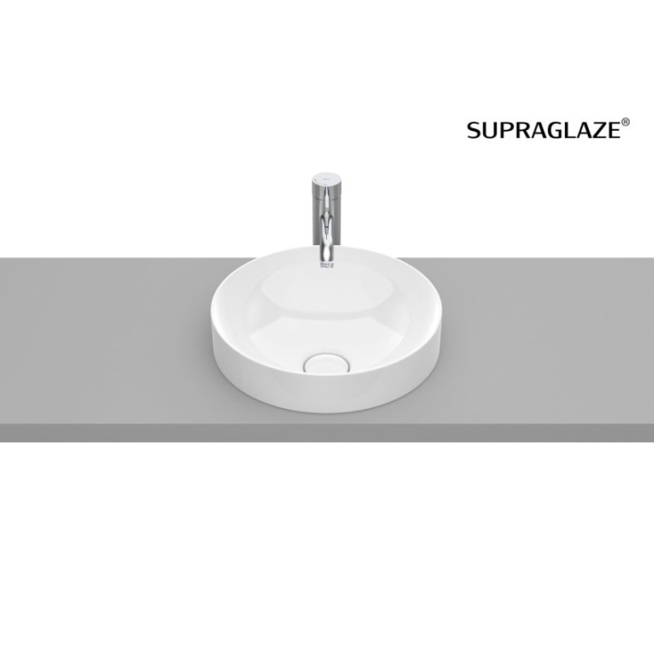 Umywalka blatowa 37 cm ROCA INSPIRA ROUND FINECERAMIC supraglaze A32752RS00