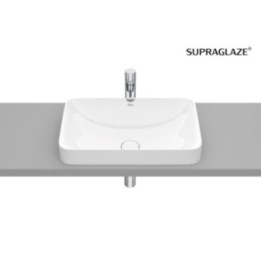 Umywalka blatowa 55x37 cm ROCA INSPIRA SQUARE bez otw. supraglaze A327534S00