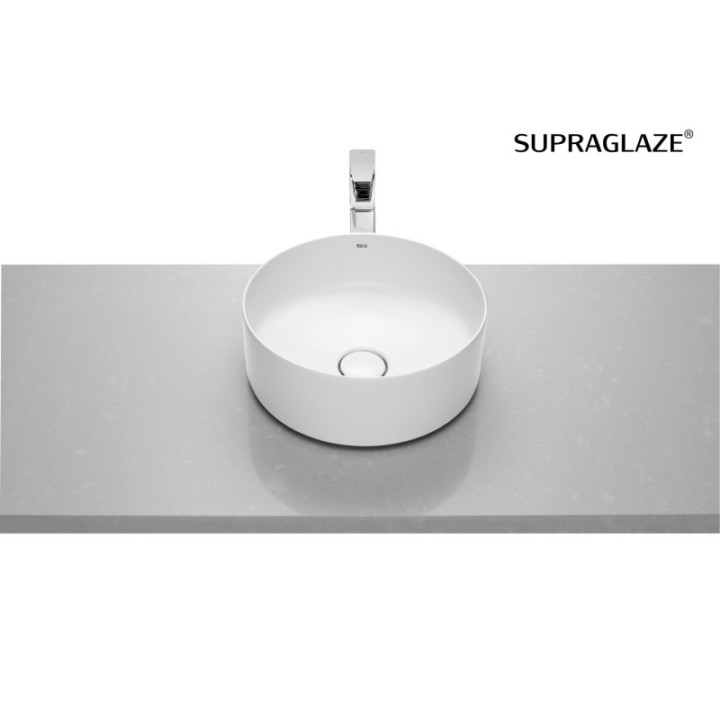 Umywalka nablatowa 37 cm ROCA INSPIRA ROUND bez otw. supraglaze A327523S00