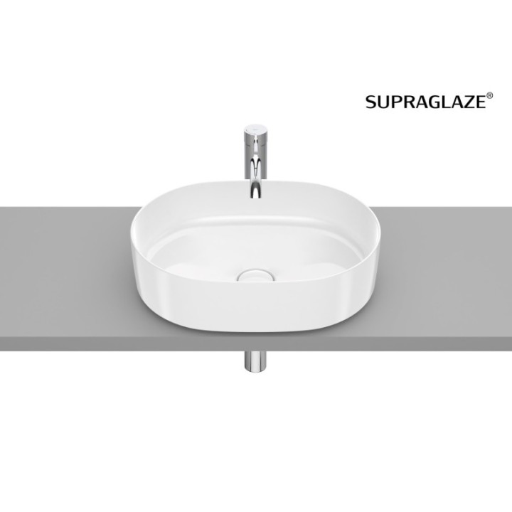 Umywalka nablatowa 50x37 cm ROCA INSPIRA ROUND bez otw. supraglaze A327520S00