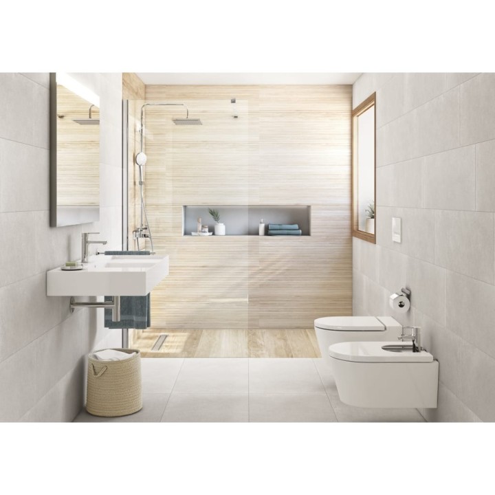Umywalka ścienna 100x49 cm ROCA INSPIRA SQUARE z otw. supraglaze A32752AS00