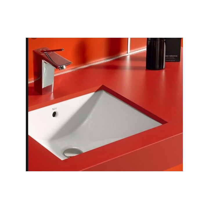 Umywalka blatowa i podblatowa 50x38 cm ROCA DIVERTA bez otw. supraglaze A327114S00