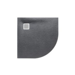 Brodzik półokrągły 90x90 cm ROCA TERRAN STONEX® szary łupek AP10538438401200