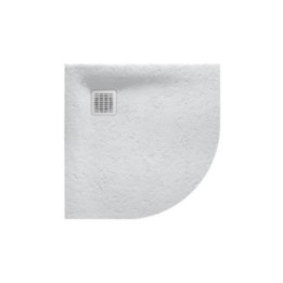 Brodzik półokrągły 90x90 cm ROCA TERRAN STONEX® perłowy AP10538438401630
