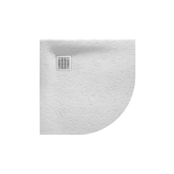 Brodzik półokrągły 90x90 cm ROCA TERRAN STONEX® perłowy AP10538438401630
