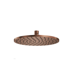 Deszczownica mosiężna 1-funkcyjna ø25 cm Omnires SlimLine miedź szczotkowana WG125CCPB