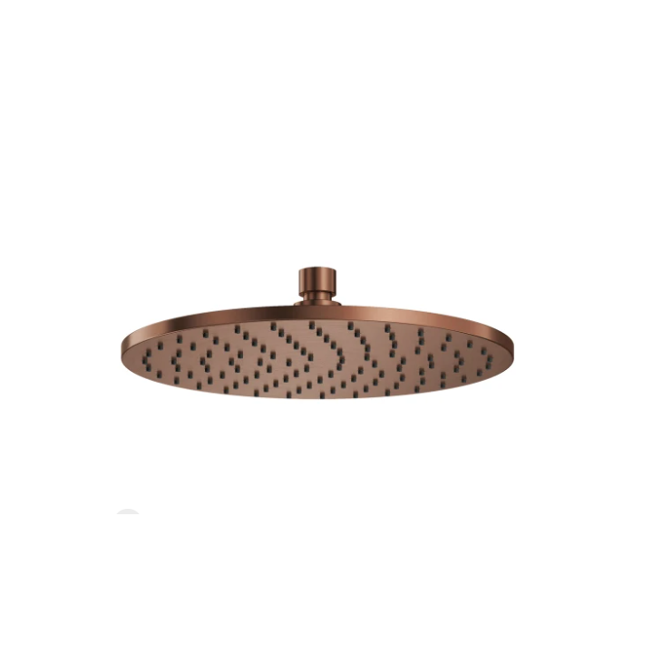 Deszczownica mosiężna 1-funkcyjna ø25 cm Omnires SlimLine miedź szczotkowana WG125CCPB