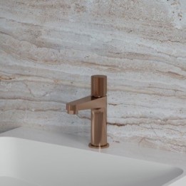 Bateria umywalkowa OMNIRES CONTOUR miedź szczotkowana CT8010CPB