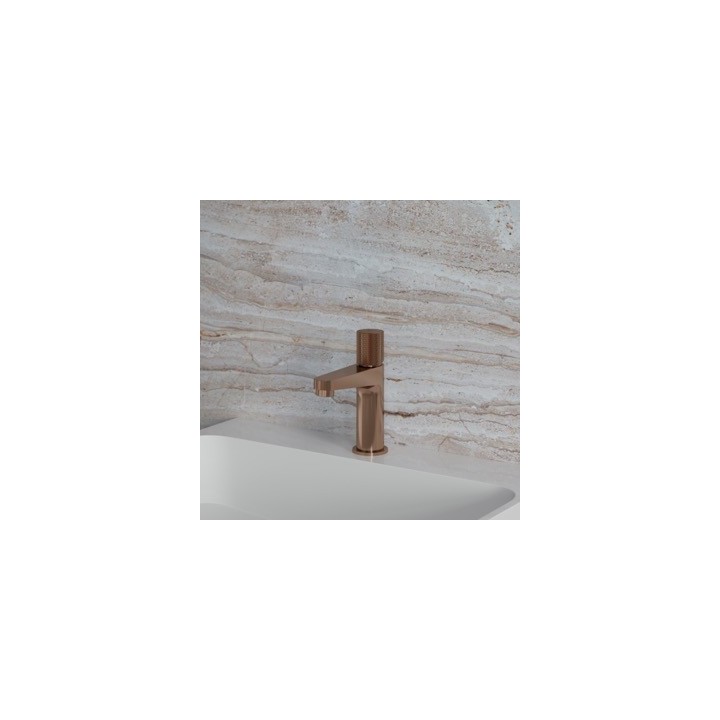 Bateria umywalkowa OMNIRES CONTOUR miedź szczotkowana CT8010CPB